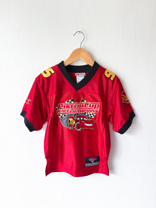 VINTAGE 00’s Disney Parks Lightning McQueen Jersey - YXS