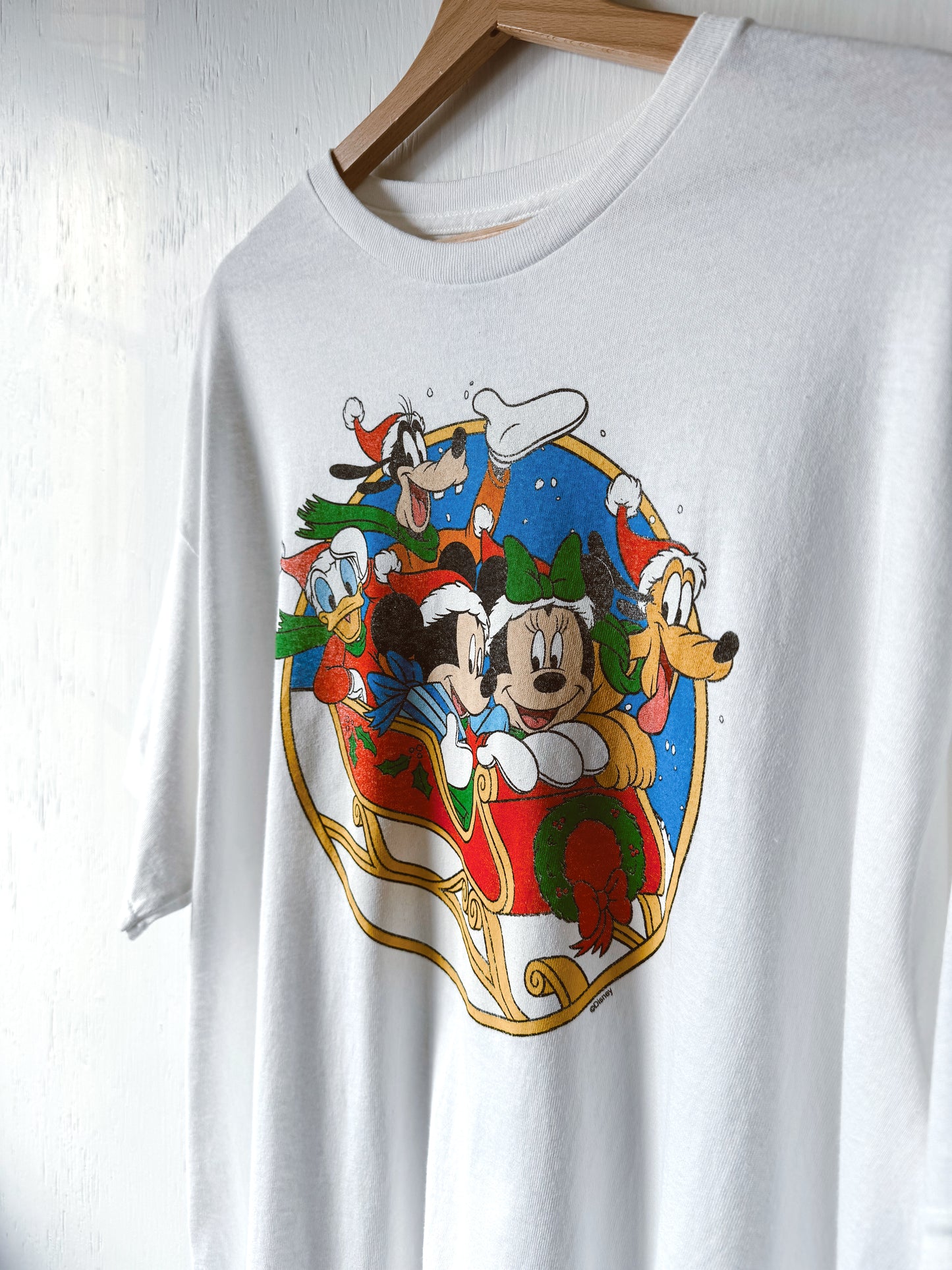 VINTAGE Disney Crew Sledding Tee - XL