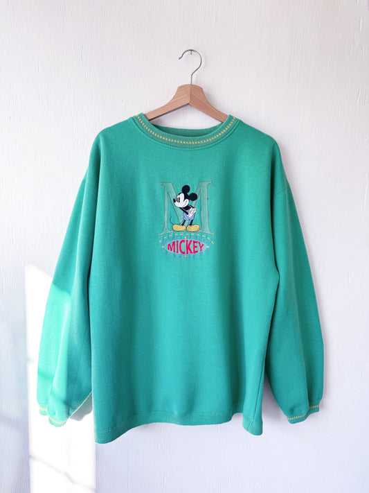 VINTAGE 90’s Mickey Crewneck - XL