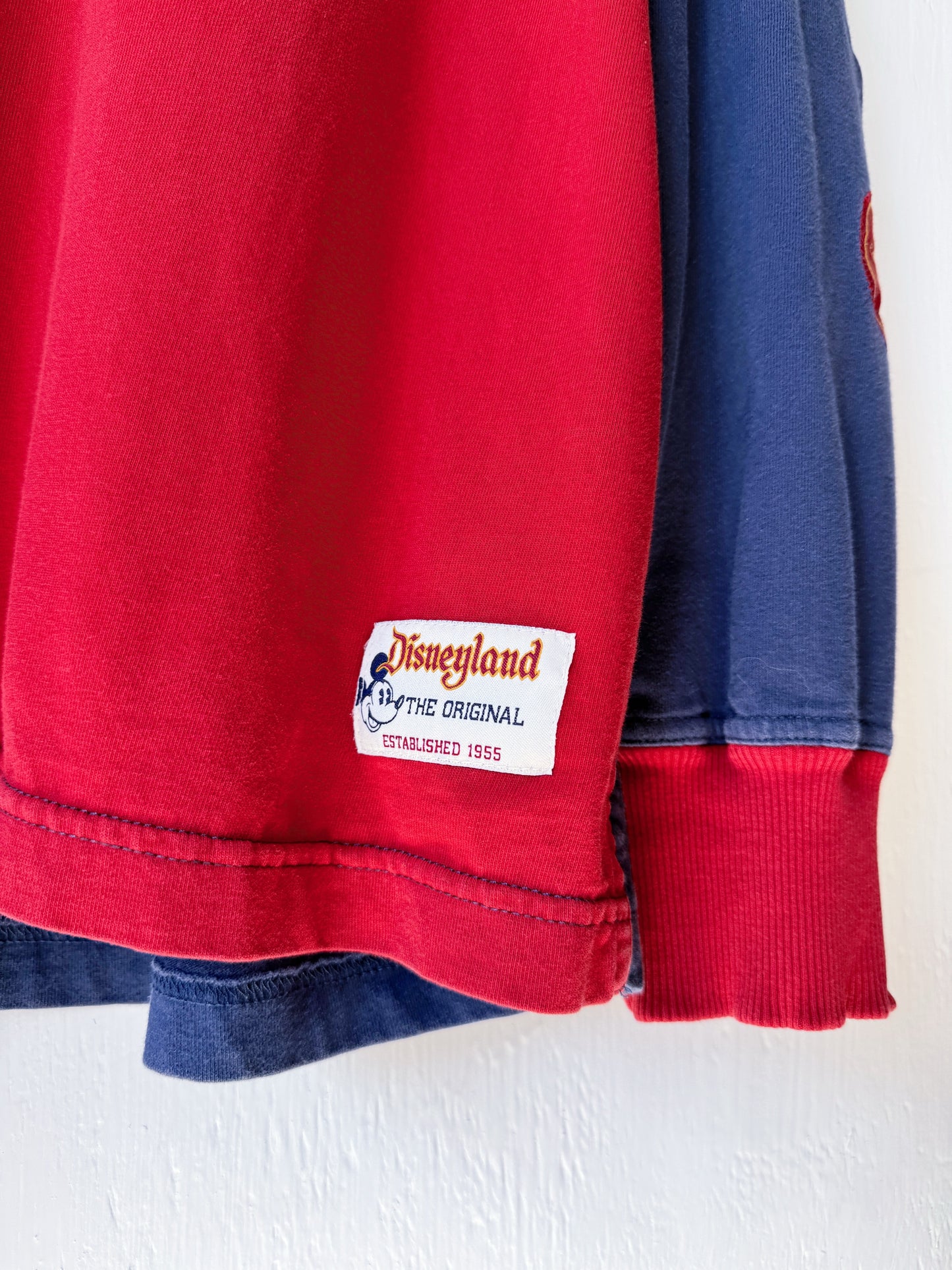 VINTAGE Disneyland Rugby Button Down - XL