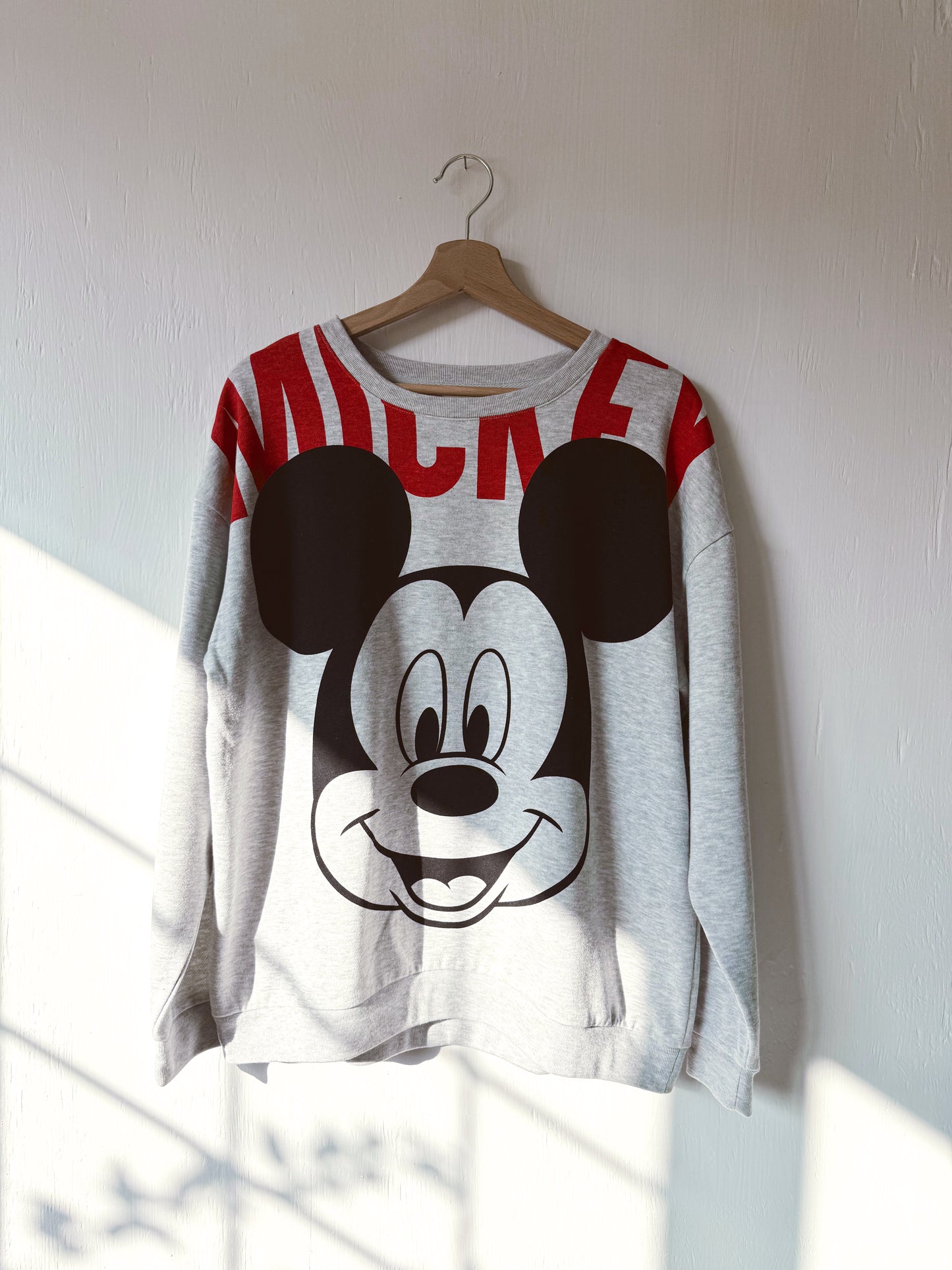 Big Mickey Face Crewneck Sweatshirt - XL