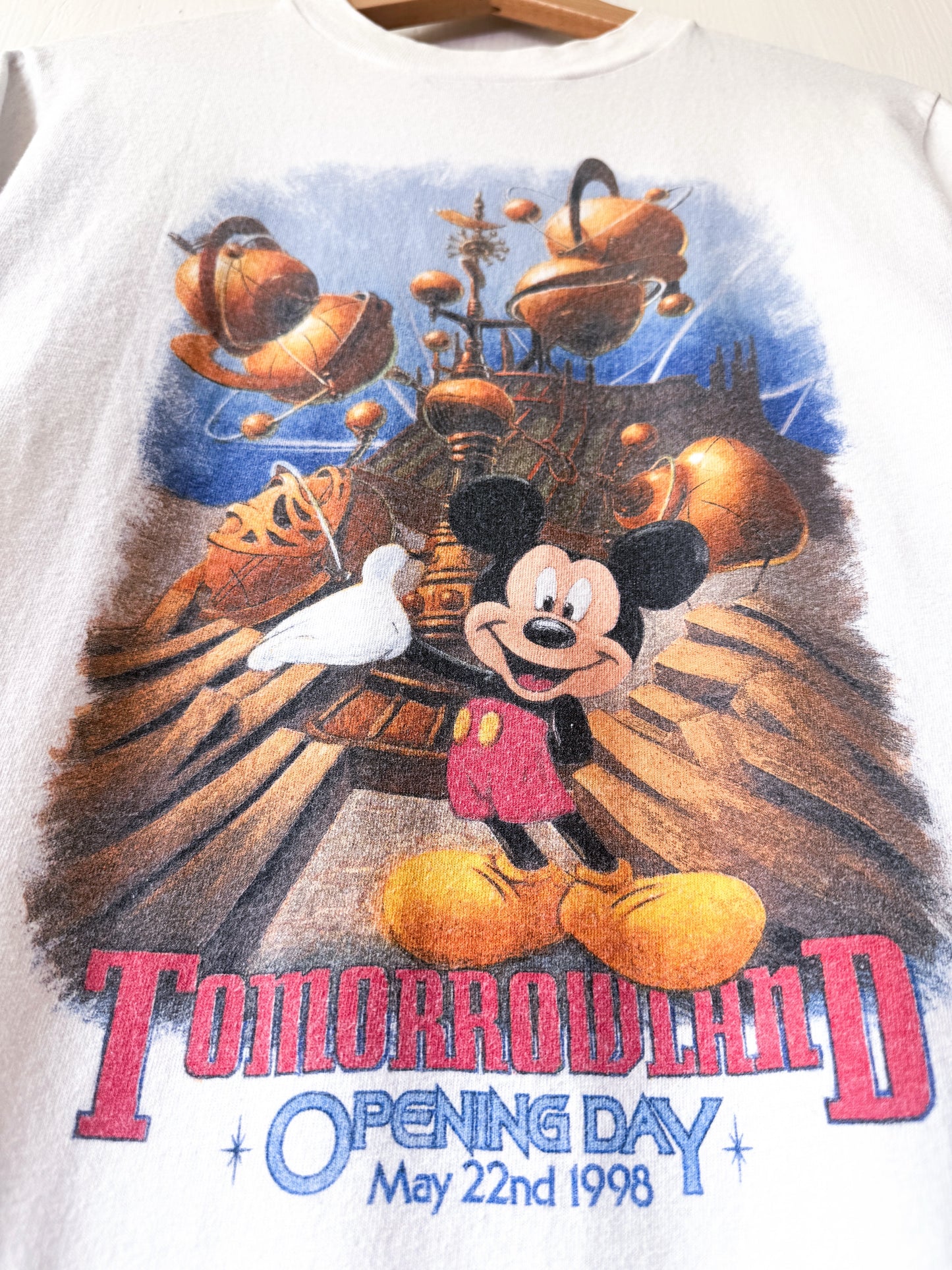 VINTAGE 1998 Tomorrowland Opening Day Tee - S