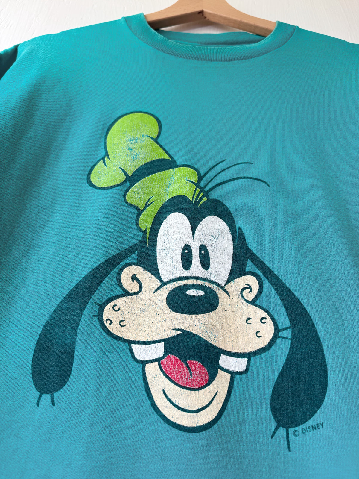 VINTAGE 90’s Big Face Goofy Tee - L