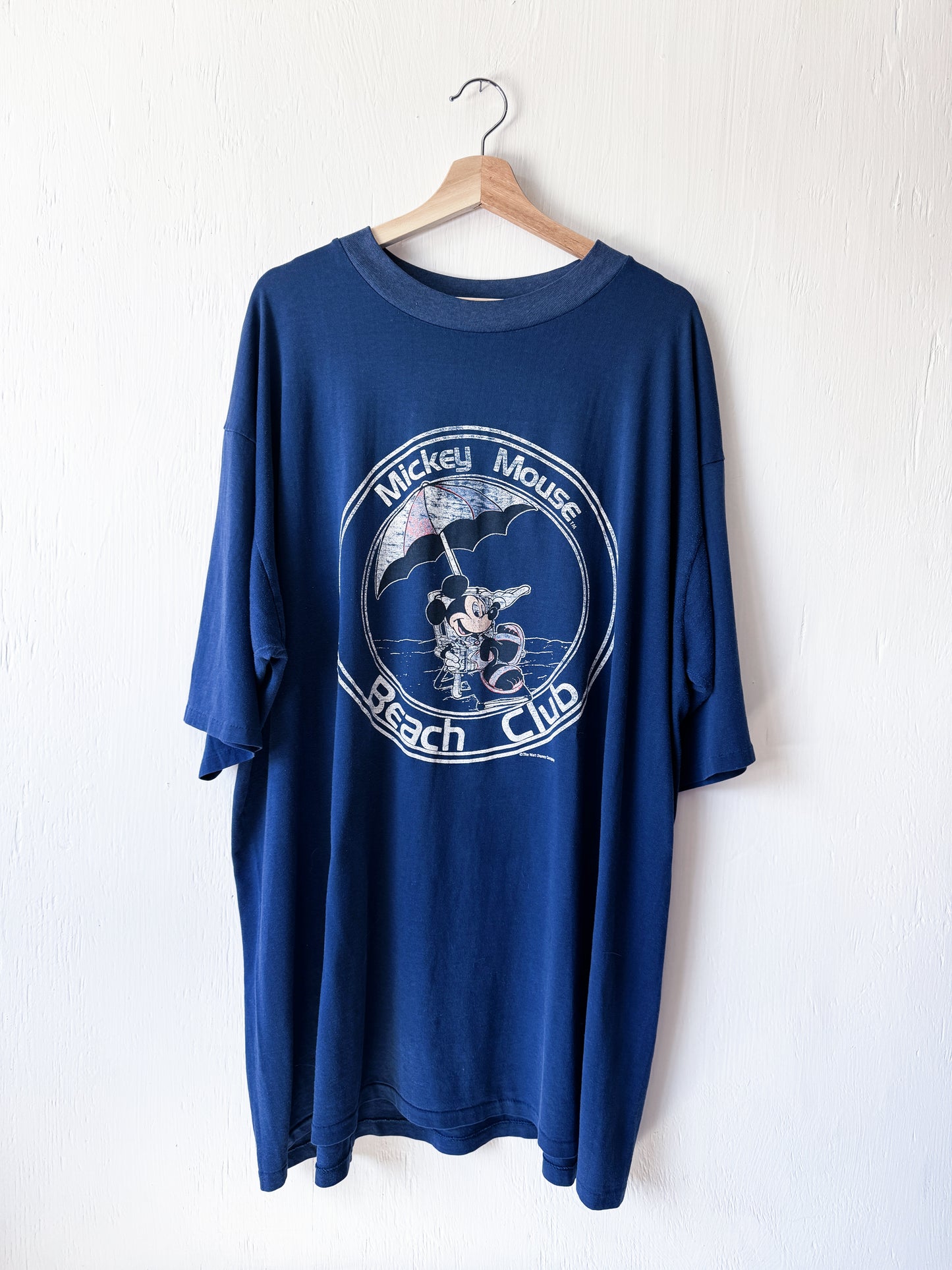 VINTAGE 80’s Single Stitch Mickey Beach Club Tee - 3X
