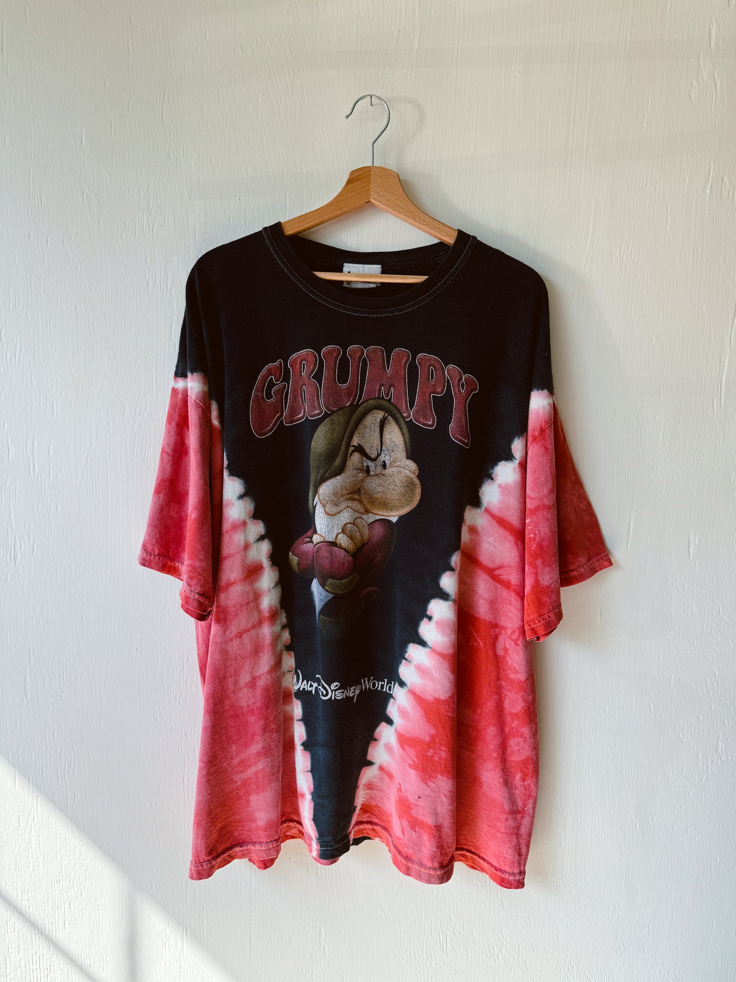 VINTAGE Grumpy Tie Dye Tee - XL