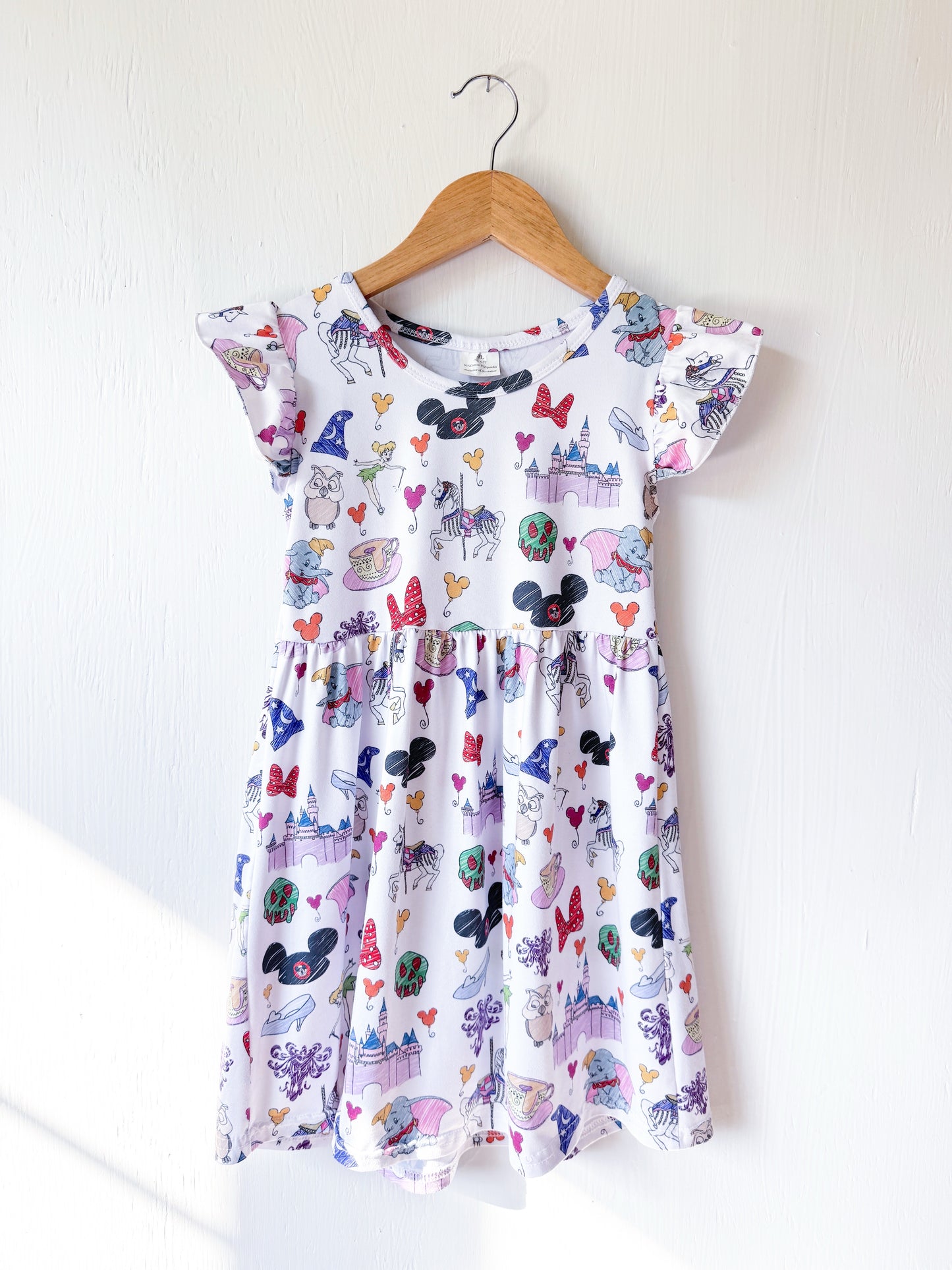 Park Icons Flutter Dress - 6/6X