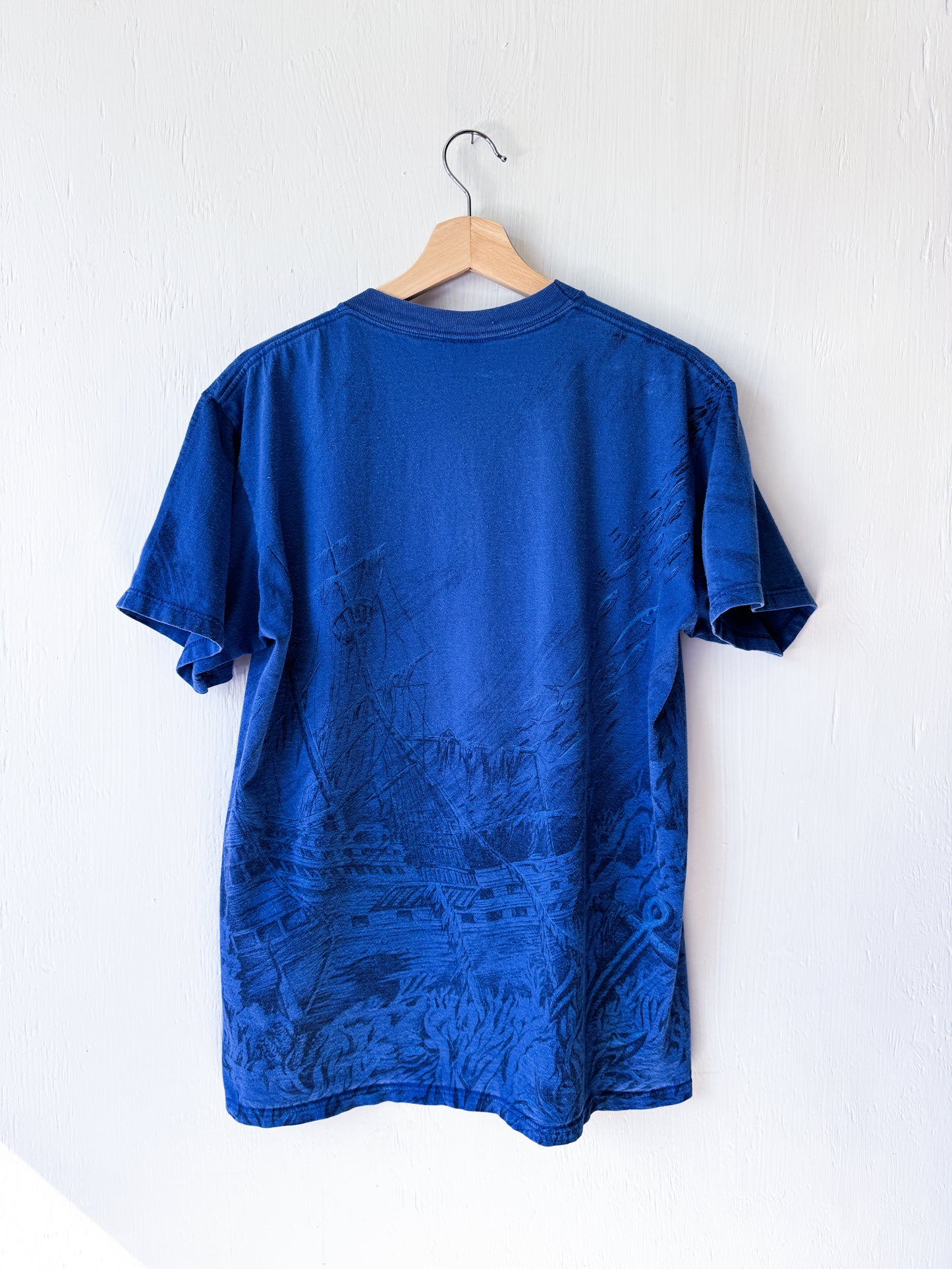 VINTAGE 90’s Scuba Mickey AOP Tee - L