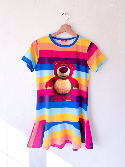 Lotso Striped Dress - Y14