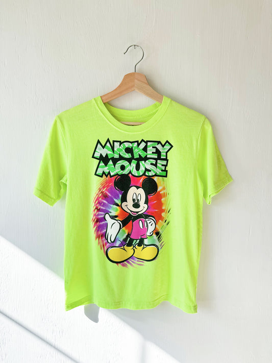 Neon Mickey Tee - YL (10/12)