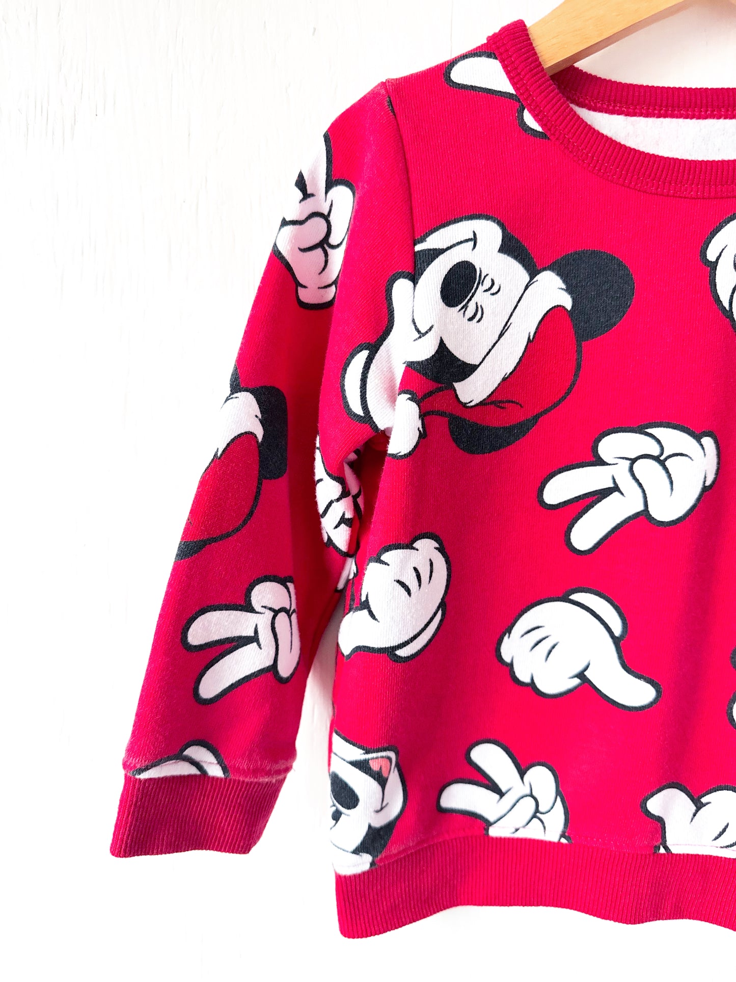 Santa Mickey Crewneck - 2T