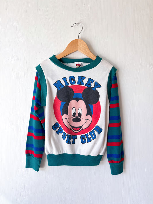 VINTAGE 80’s Mickey Sport Club Light Crewneck - Y5/6