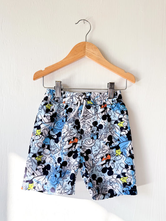 Surf Mickey Boardshorts - 2T