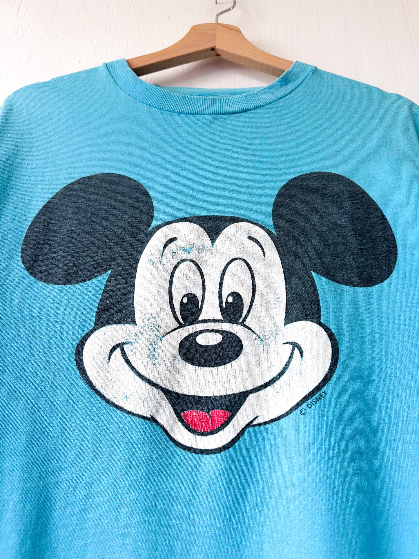 VINTAGE 80’s Big Mickey Face Tee - XL