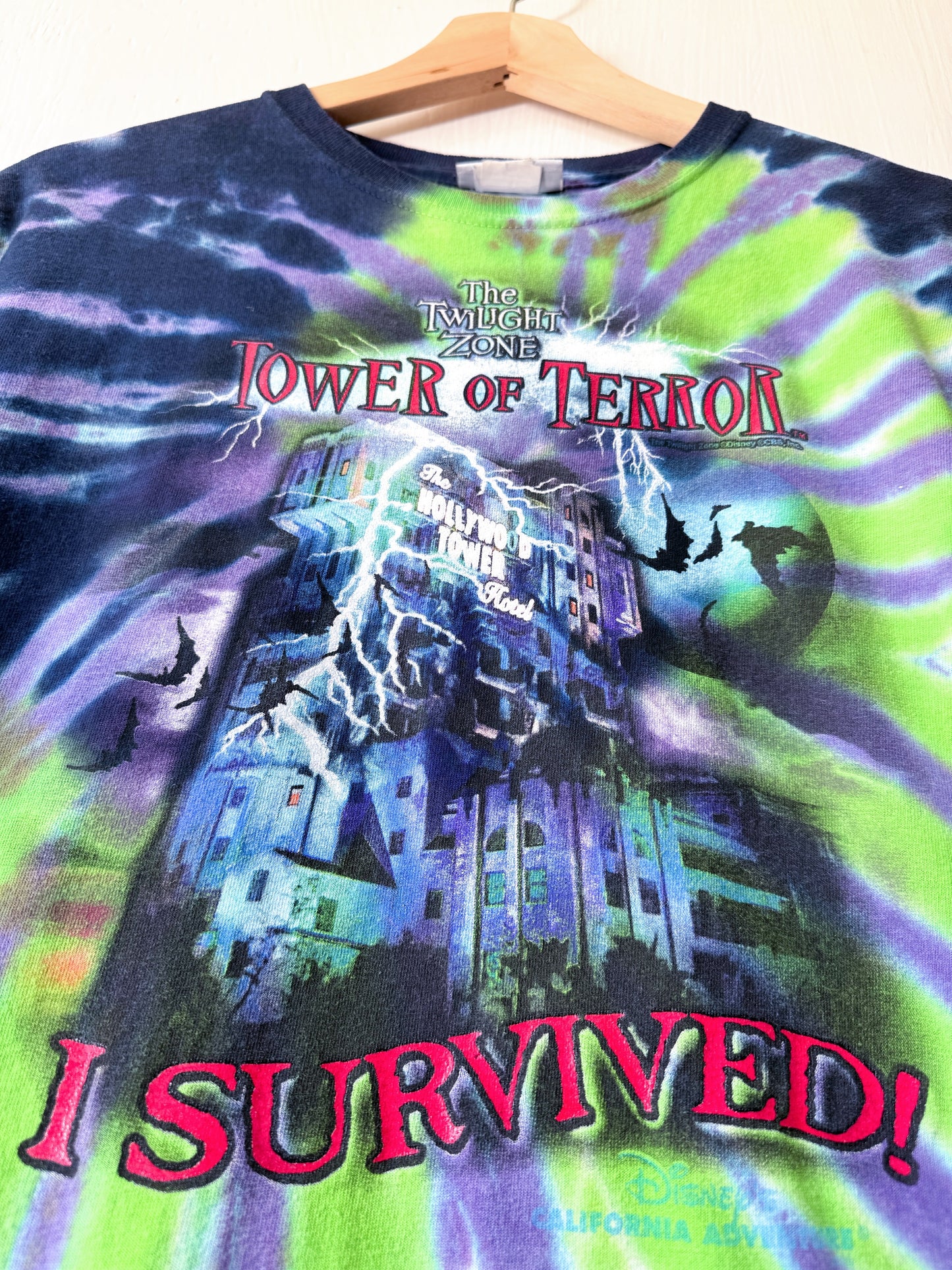 VINTAGE 00’s I Survived Tower Of Terror Tee - S/M