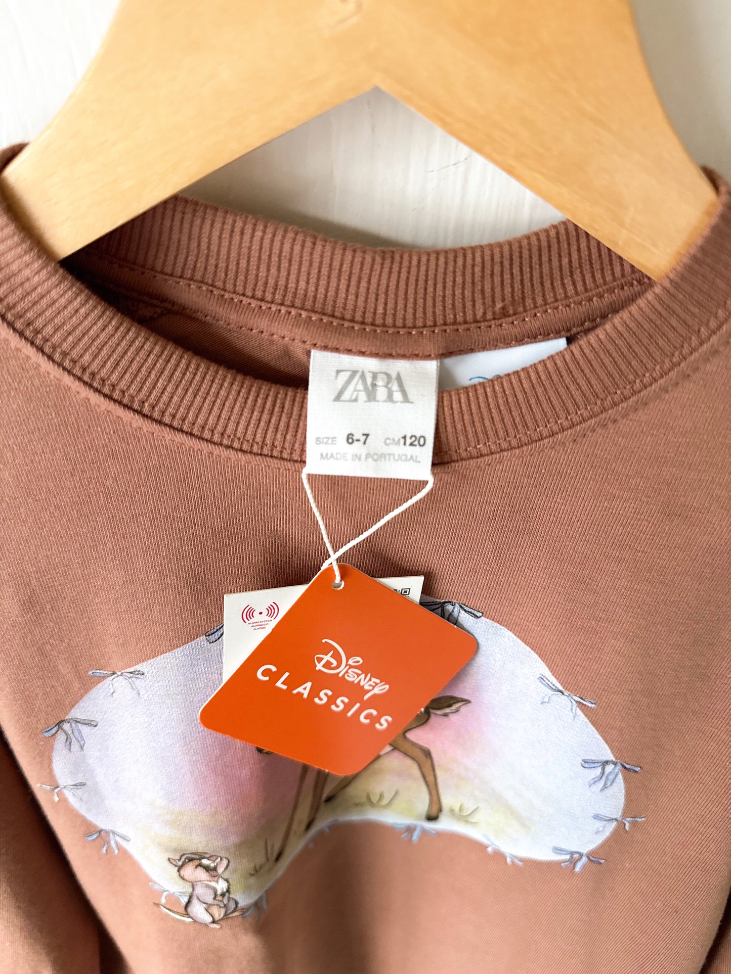 NEW Zara Bambi Long Sleeve Tee - 5/6