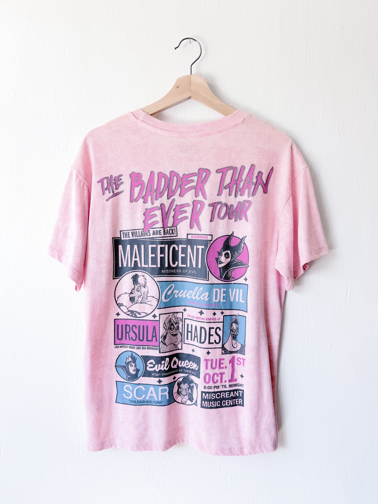 Villains Concert Tee - M/L