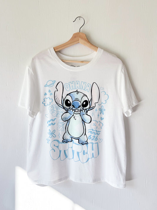 NEW Stitch Neutral Ohana Tee - L