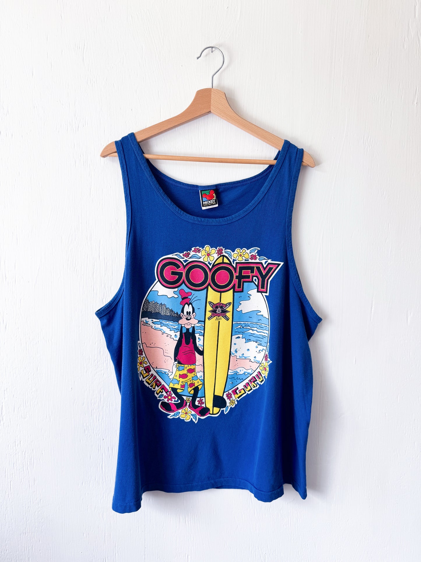 VINTAGE 90’s Goofy Surf Tank - XL