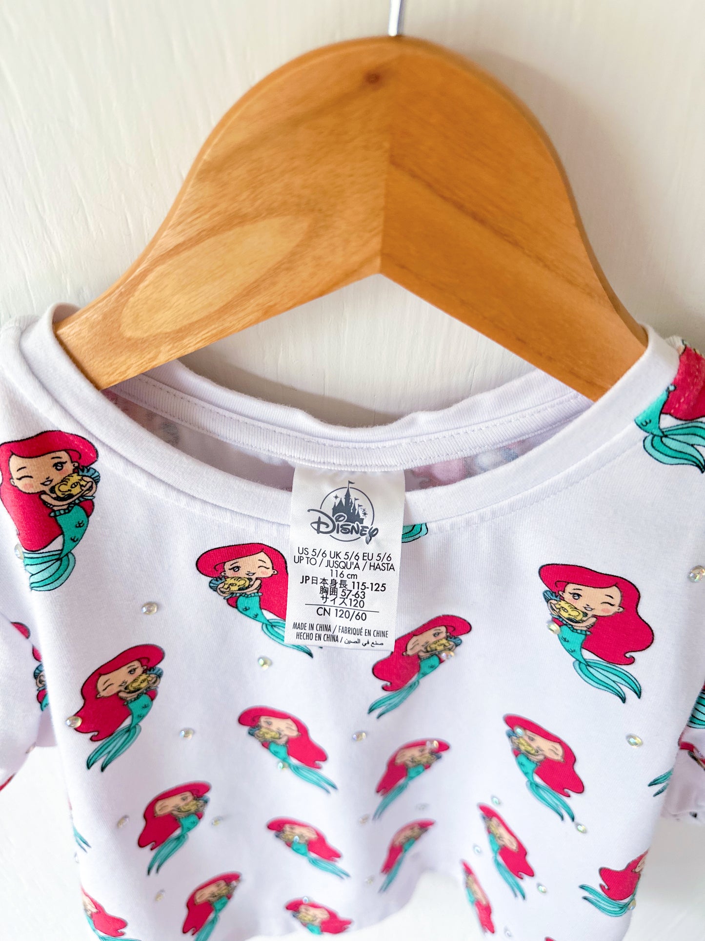 Disney Parks Ariel Jewel Top - Y5/6