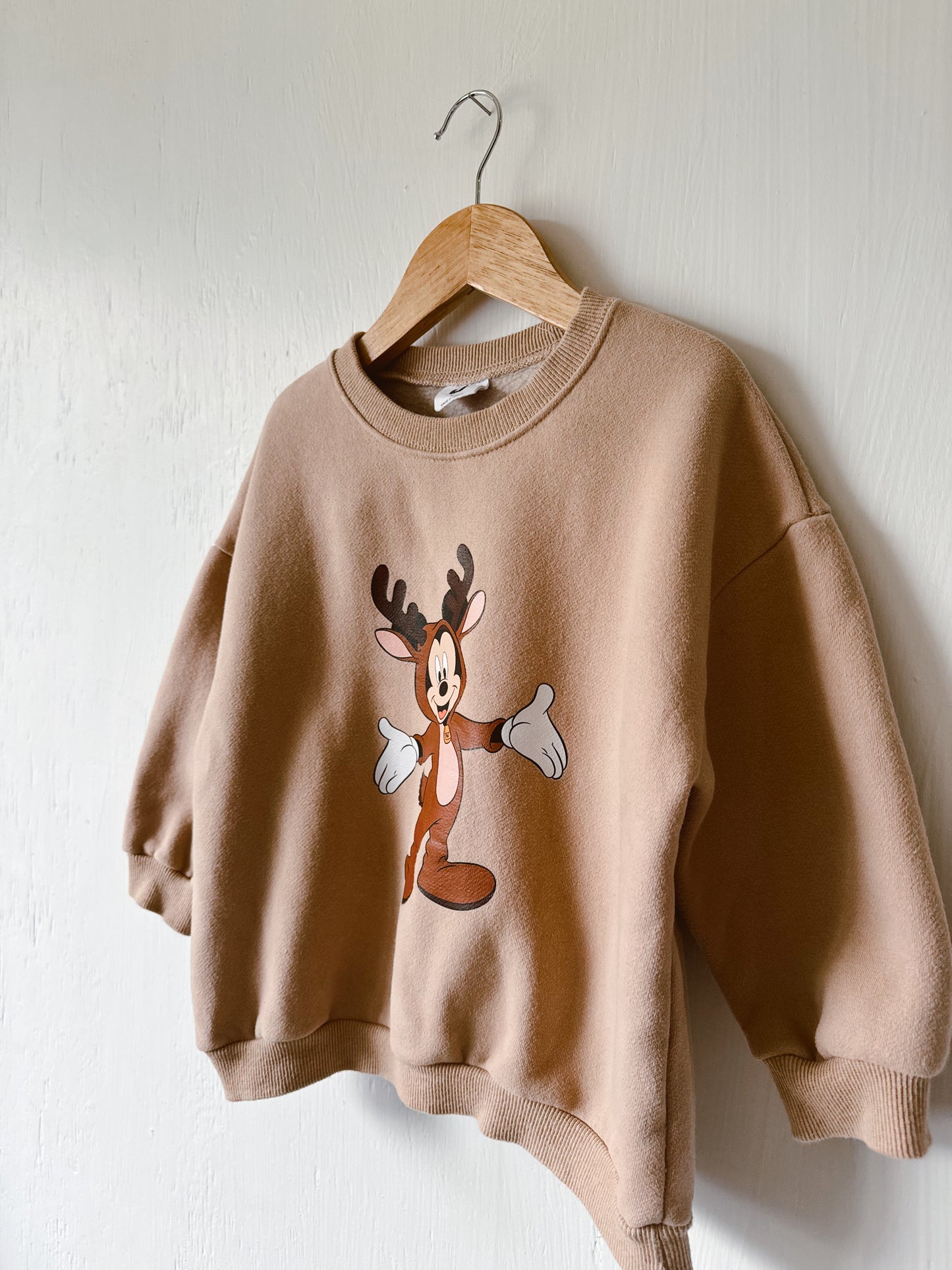 Reindeer Mickey Crewneck - 3/4T