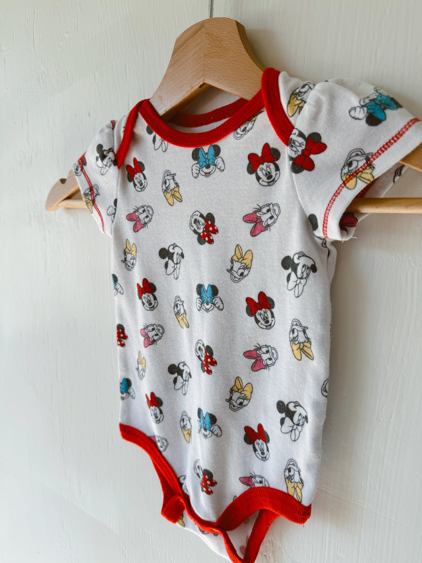 Minnie + Daisy Onesie - 6/9M