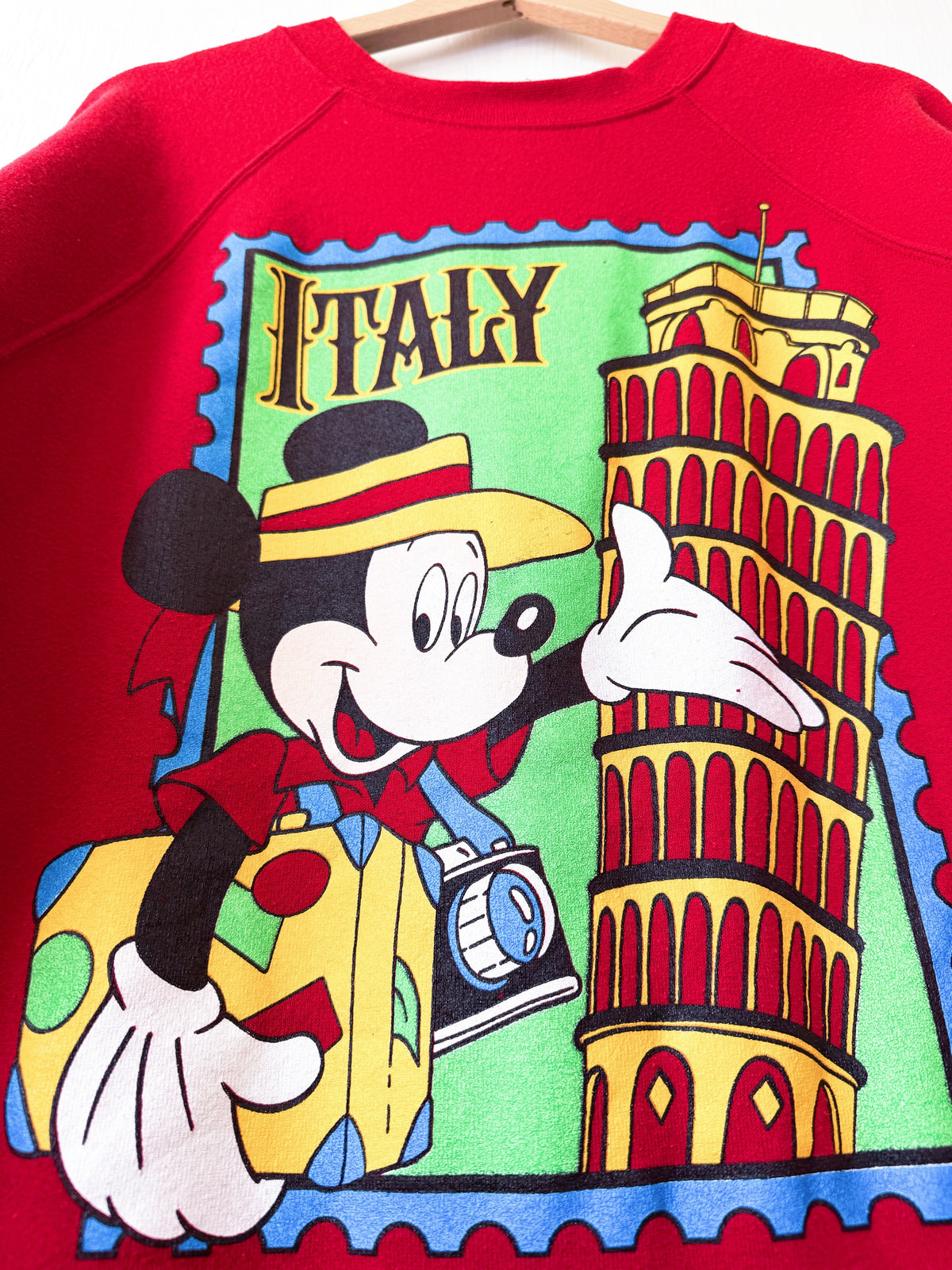 VINTAGE 90’s EPCOT Italy Mickey Crewneck - XL