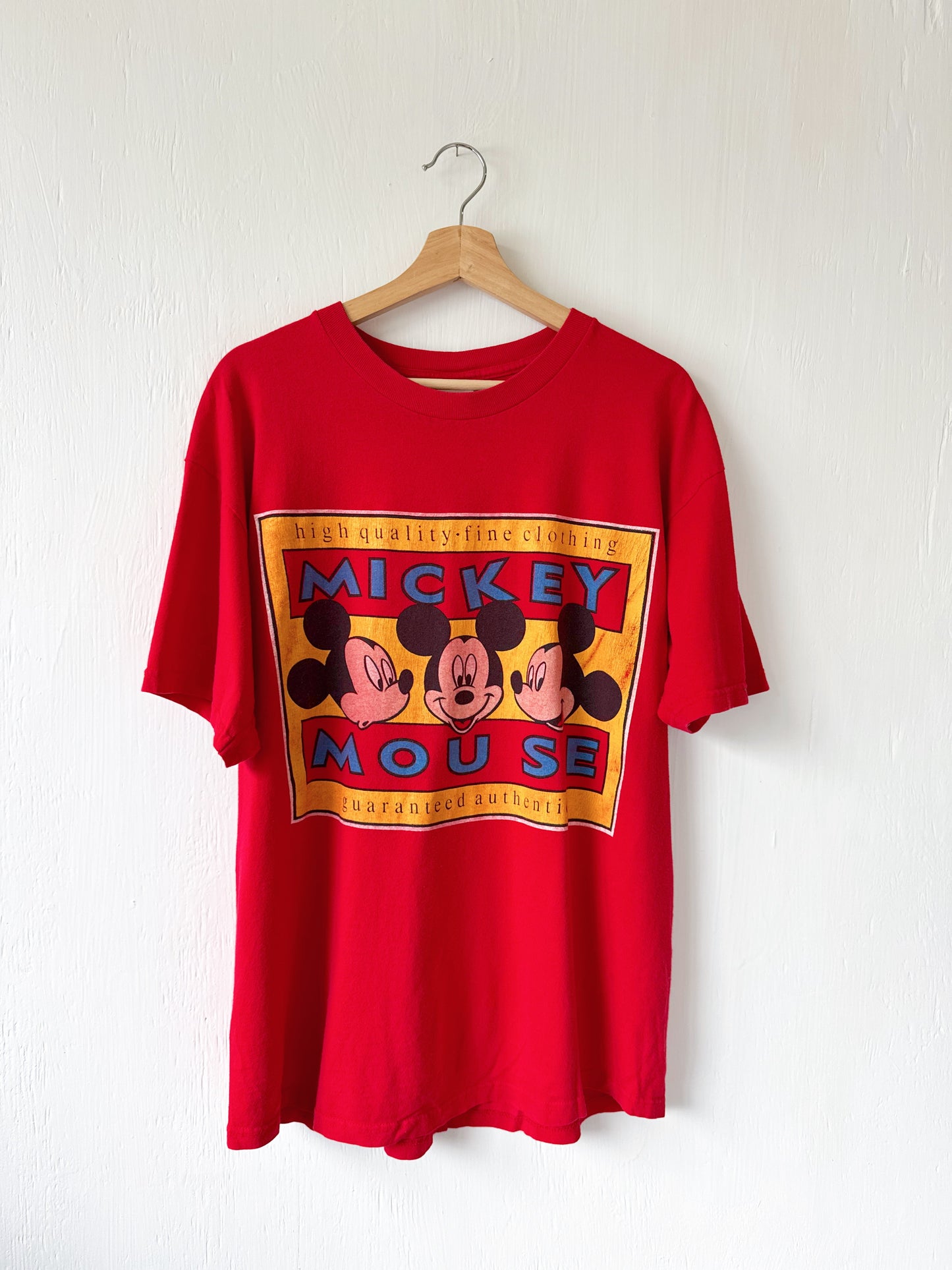 VINTAGE ‘Guaranteed Authentic’  Mickey Tee - XL