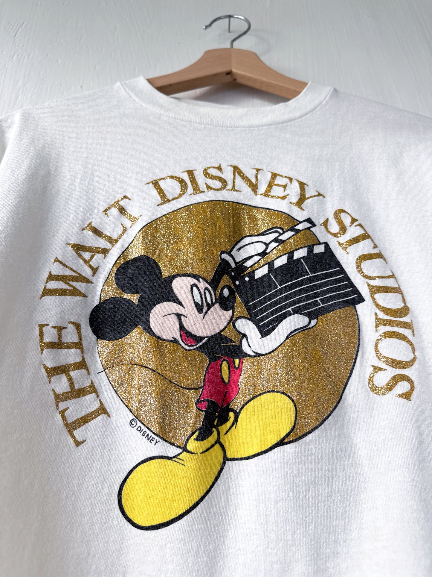 VINTAGE 90’s Walt Disney Studios Cropped Tee - XL