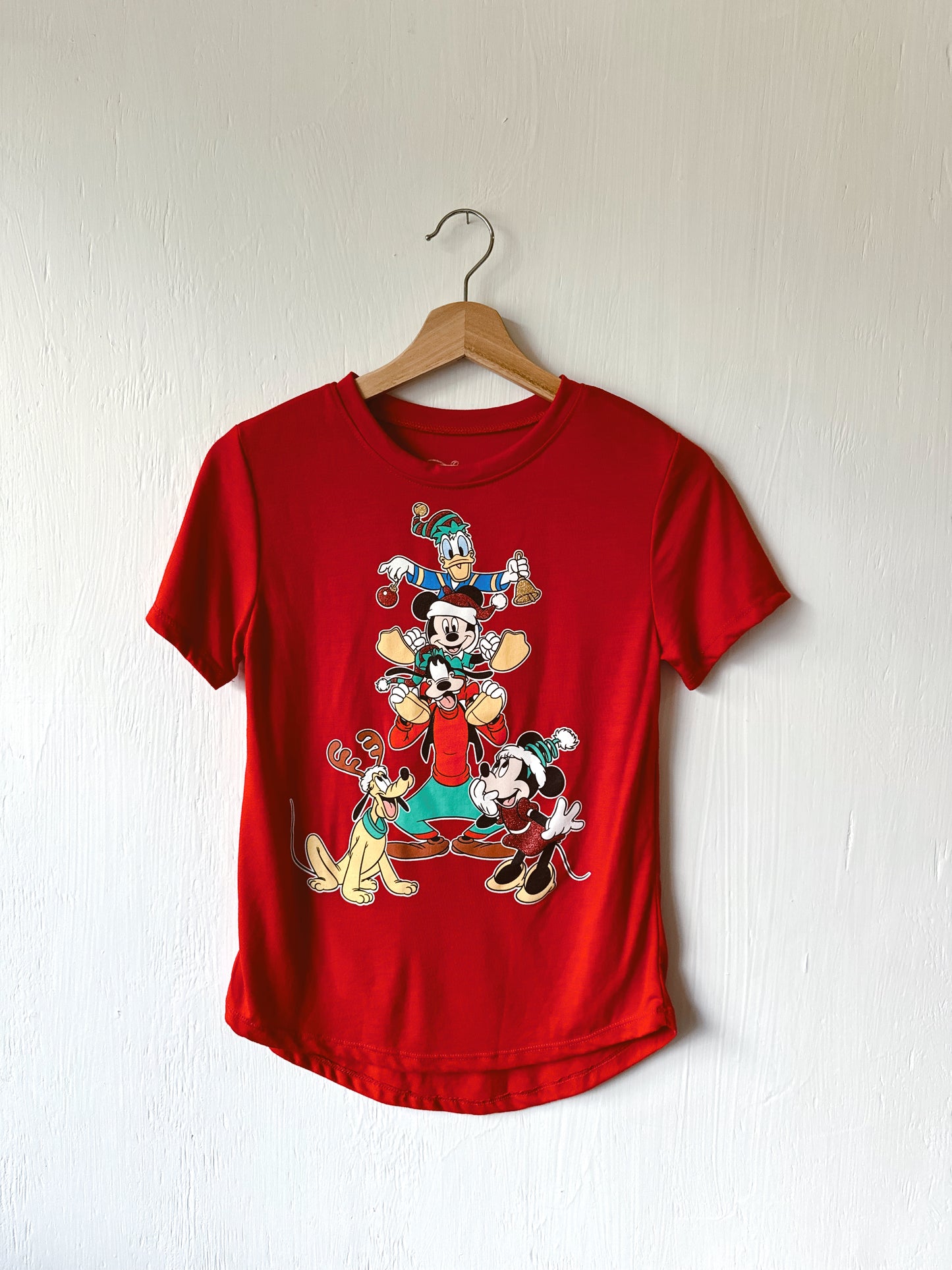 Fab Five Festive Glitter Tee - YXL