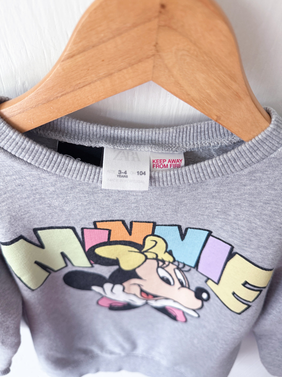 Zara Minnie Crewneck - 3/4T