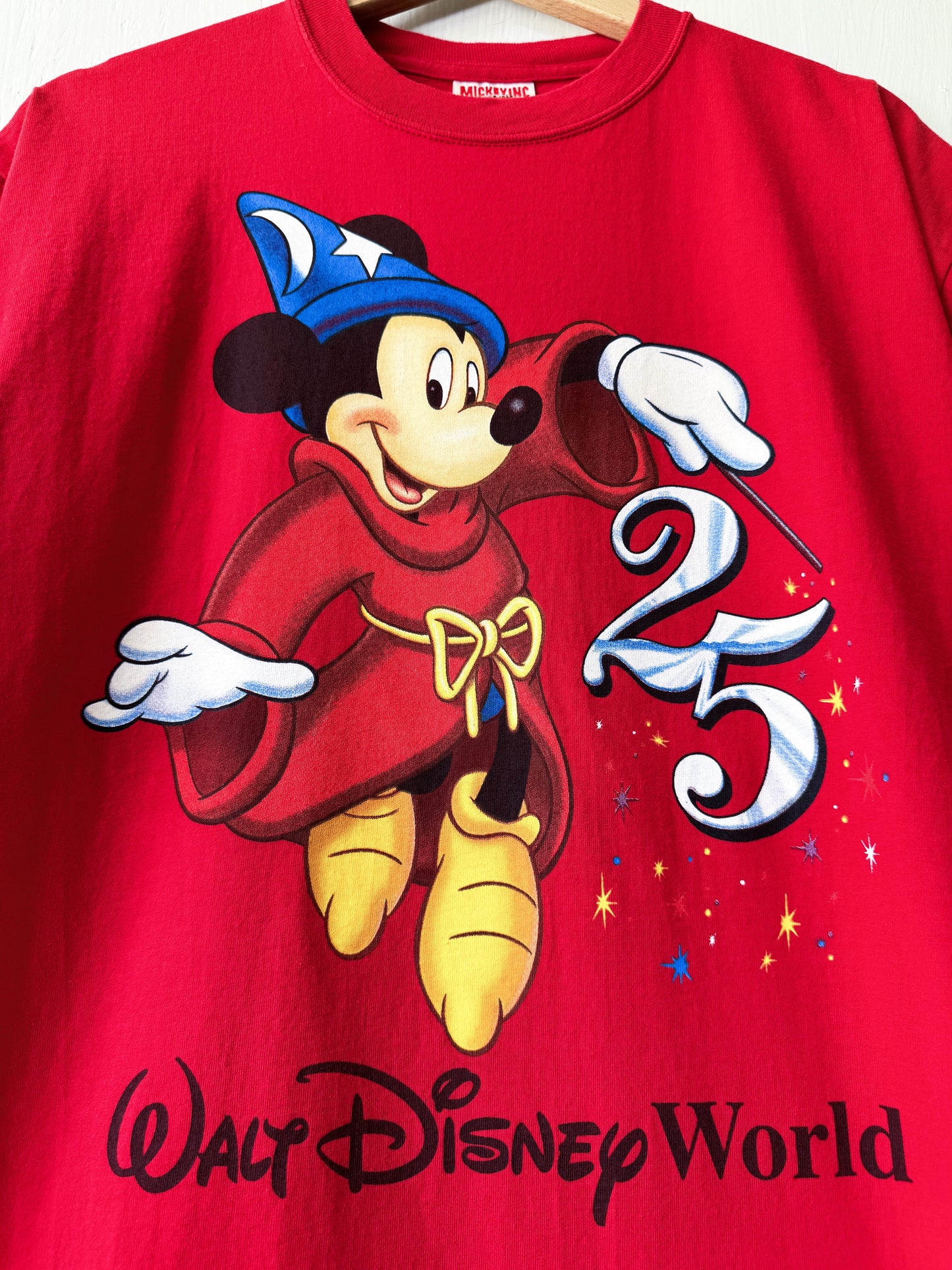 VINTAGE 90’s WDW Sorcerer Mickey Tee - L