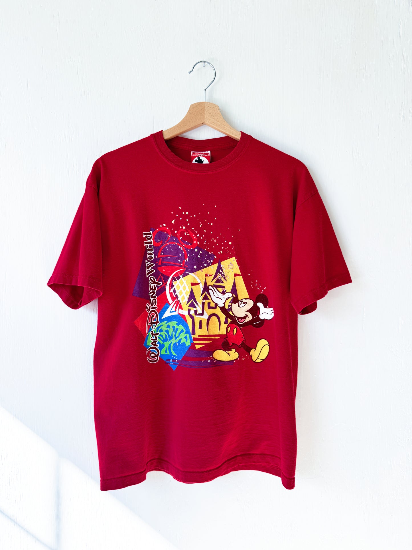 VINTAGE 90’s WDW Mickey Park Icons Tee - M