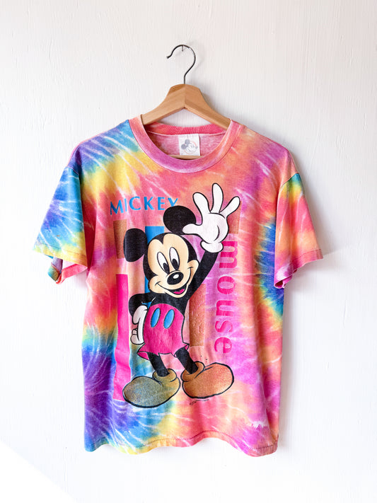 VINTAGE 90’s Tie Dye Single Stitch Tee - M