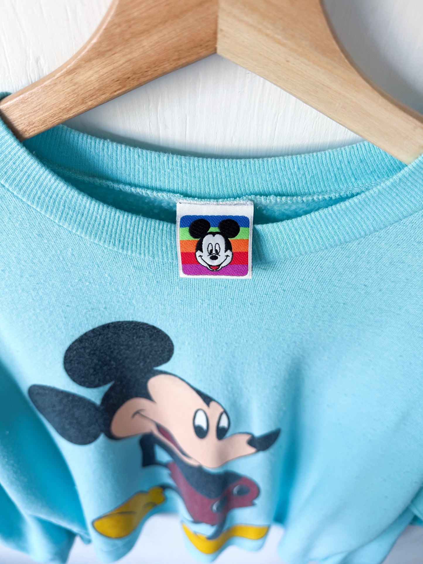 VINTAGE 80’s Cropped Crewneck - M