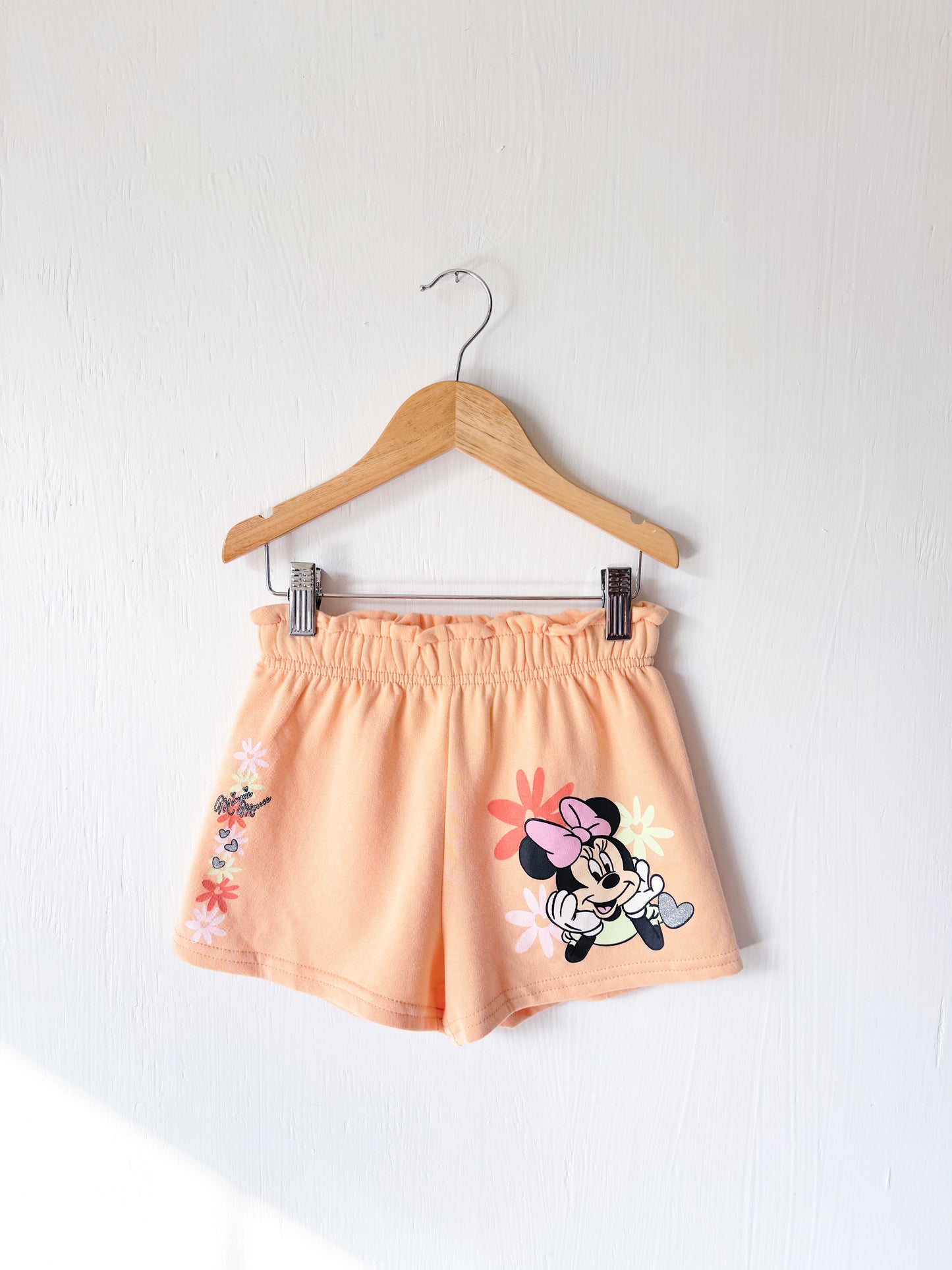 Minnie Floral Sparkle Shorts - Y6