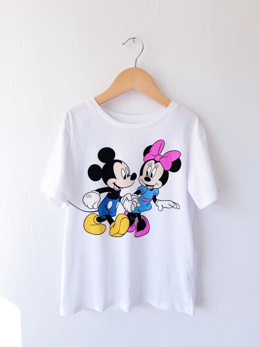 Classic Mickey + Minnie Tee - YS (6/6X)
