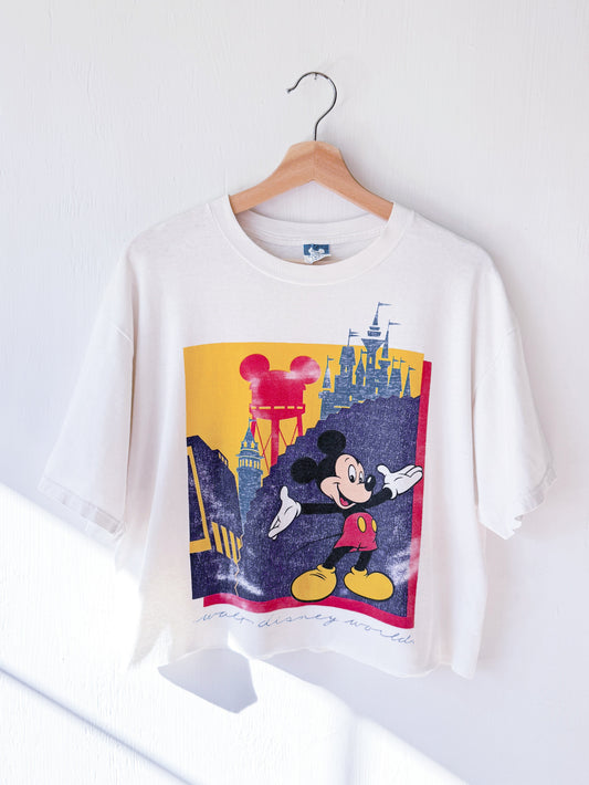 VINTAGE 90’s Mickey Park Icons Tee - L