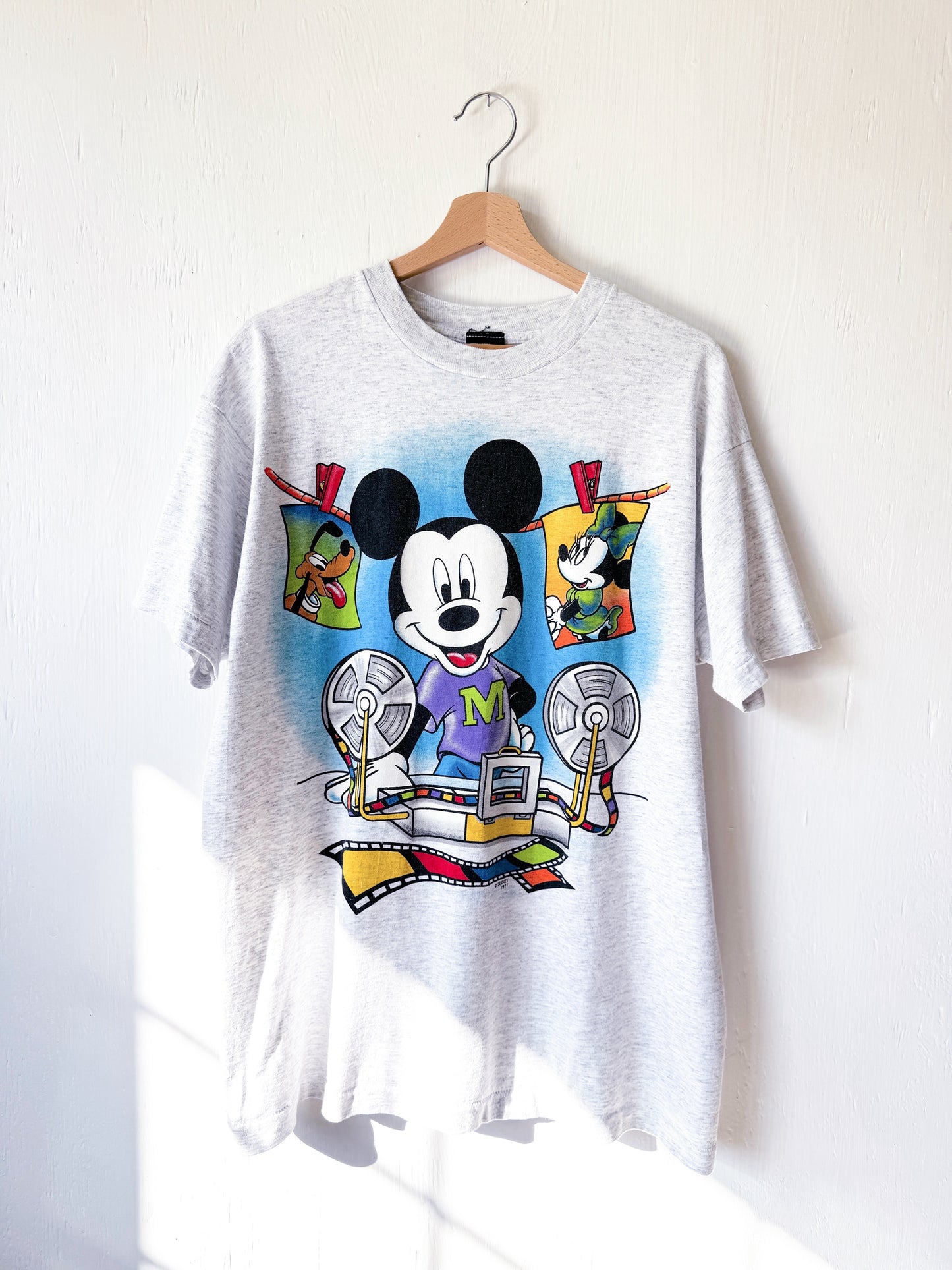 VINTAGE 90’s Mickey Film Tee - XL