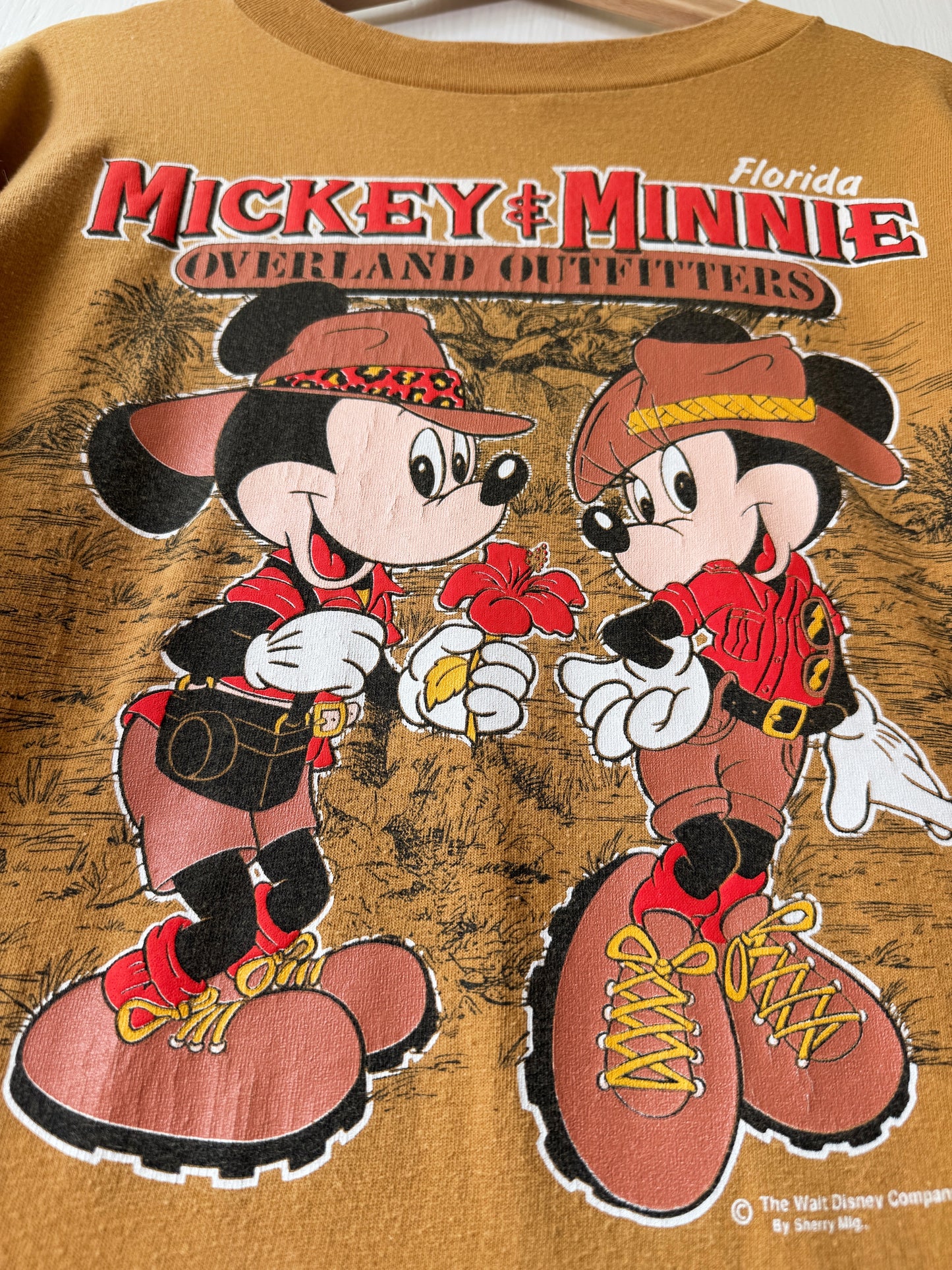 VINTAGE 90’s Mickey + Minnie Overland Outfitters Tee - XL