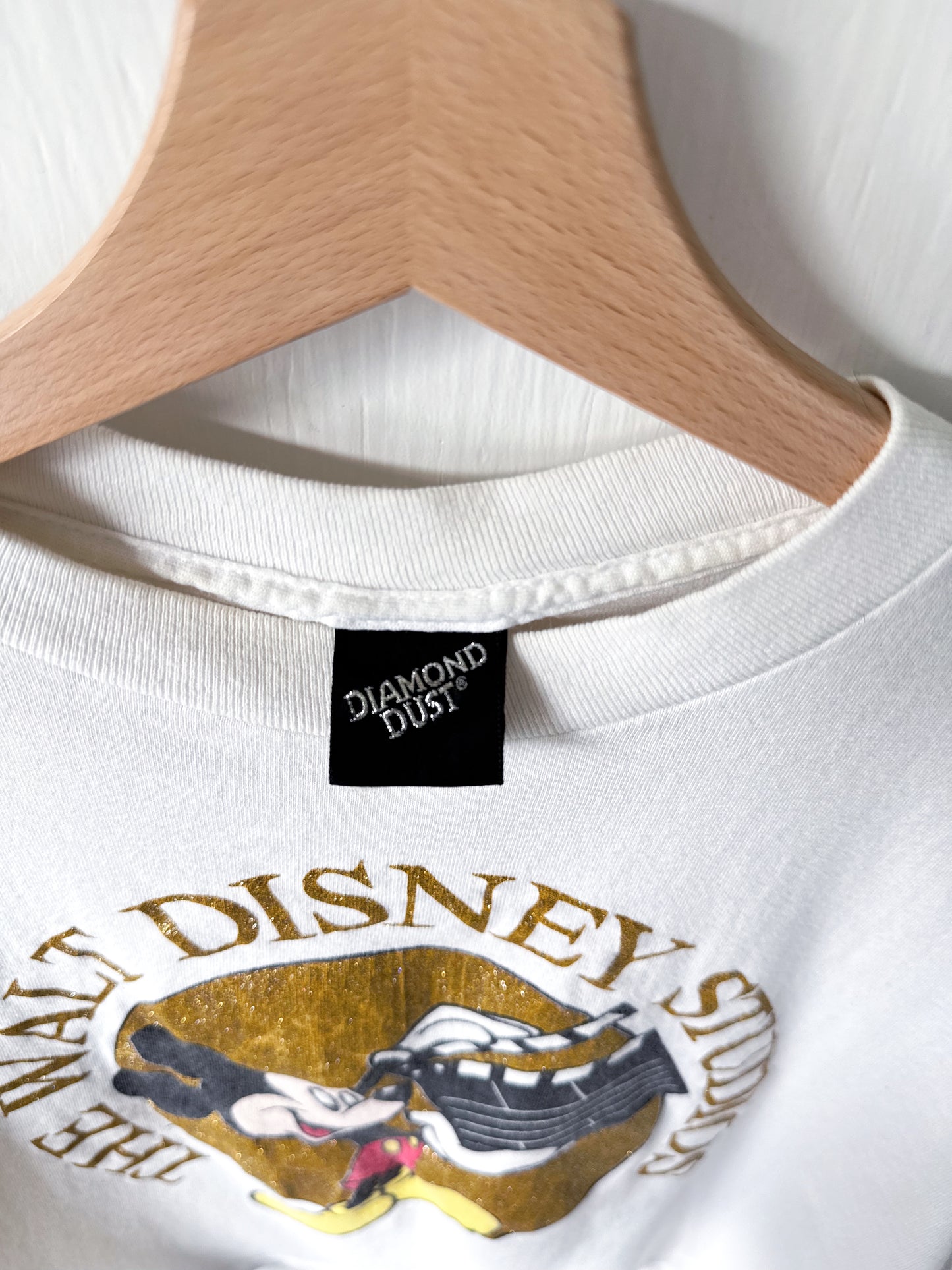 VINTAGE 90’s Walt Disney Studios Cropped Tee - XL