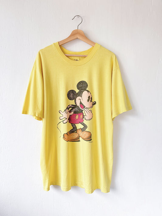VINTAGE 90’s Classic Mickey Tee - L