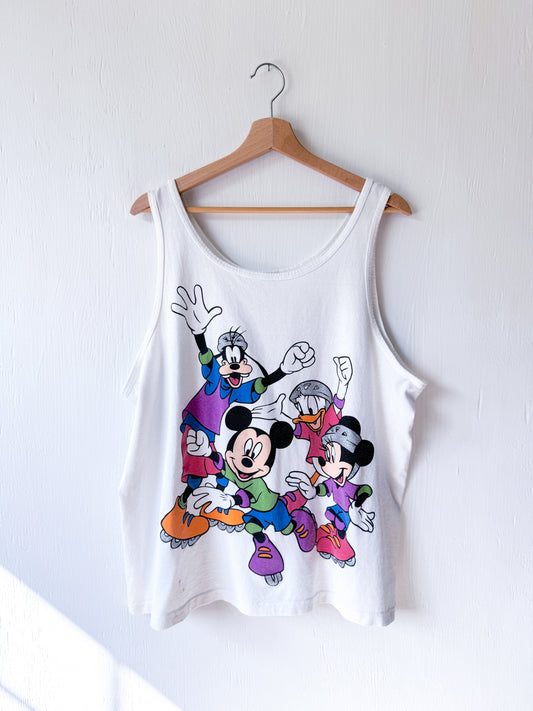 VINTAGE 90’s Shimmer Roller Tank - XL