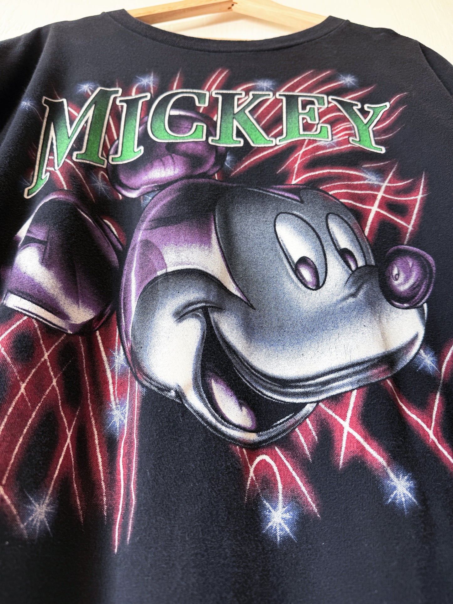 VINTAGE 90’s Firework Big Mickey Tee - XL