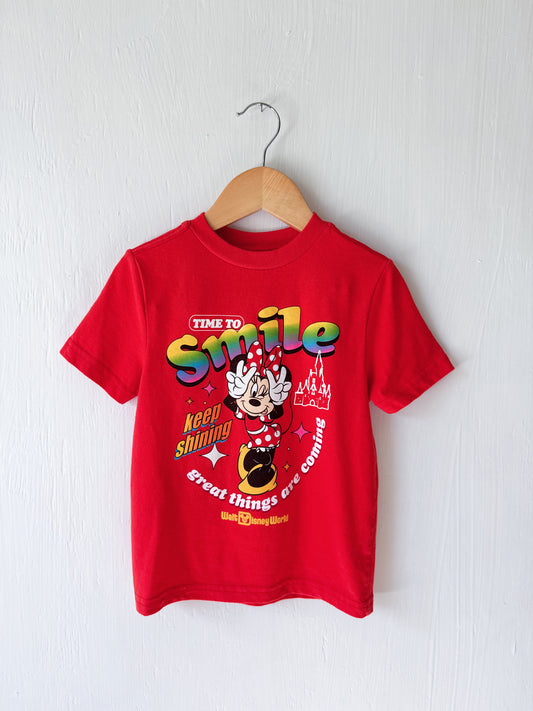 WDW Minnie Smile Tee - 4T