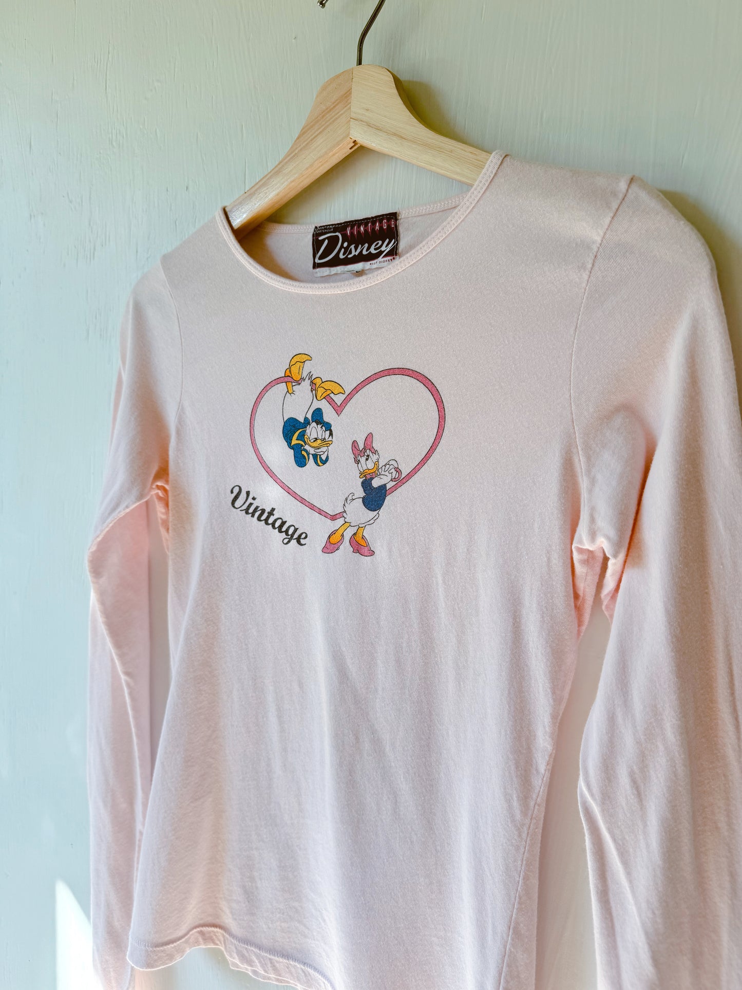 VINTAGE Rare Donald Daisy Top - S