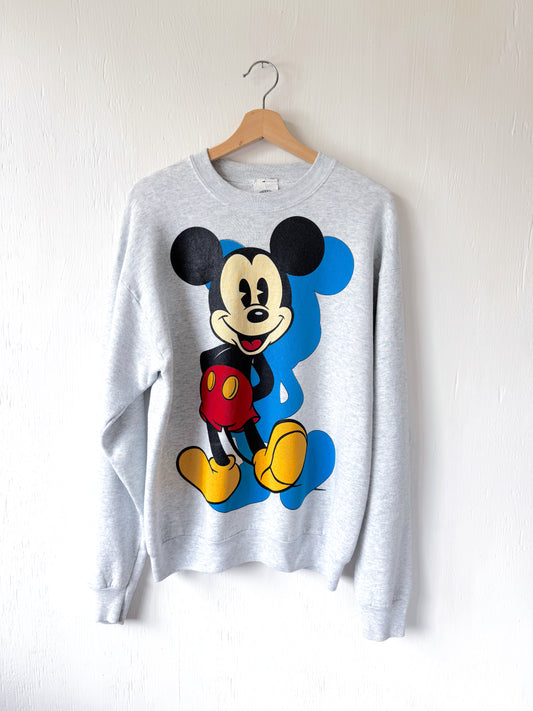 VINTAGE 90’s Big Mickey Shadow Crewneck - L