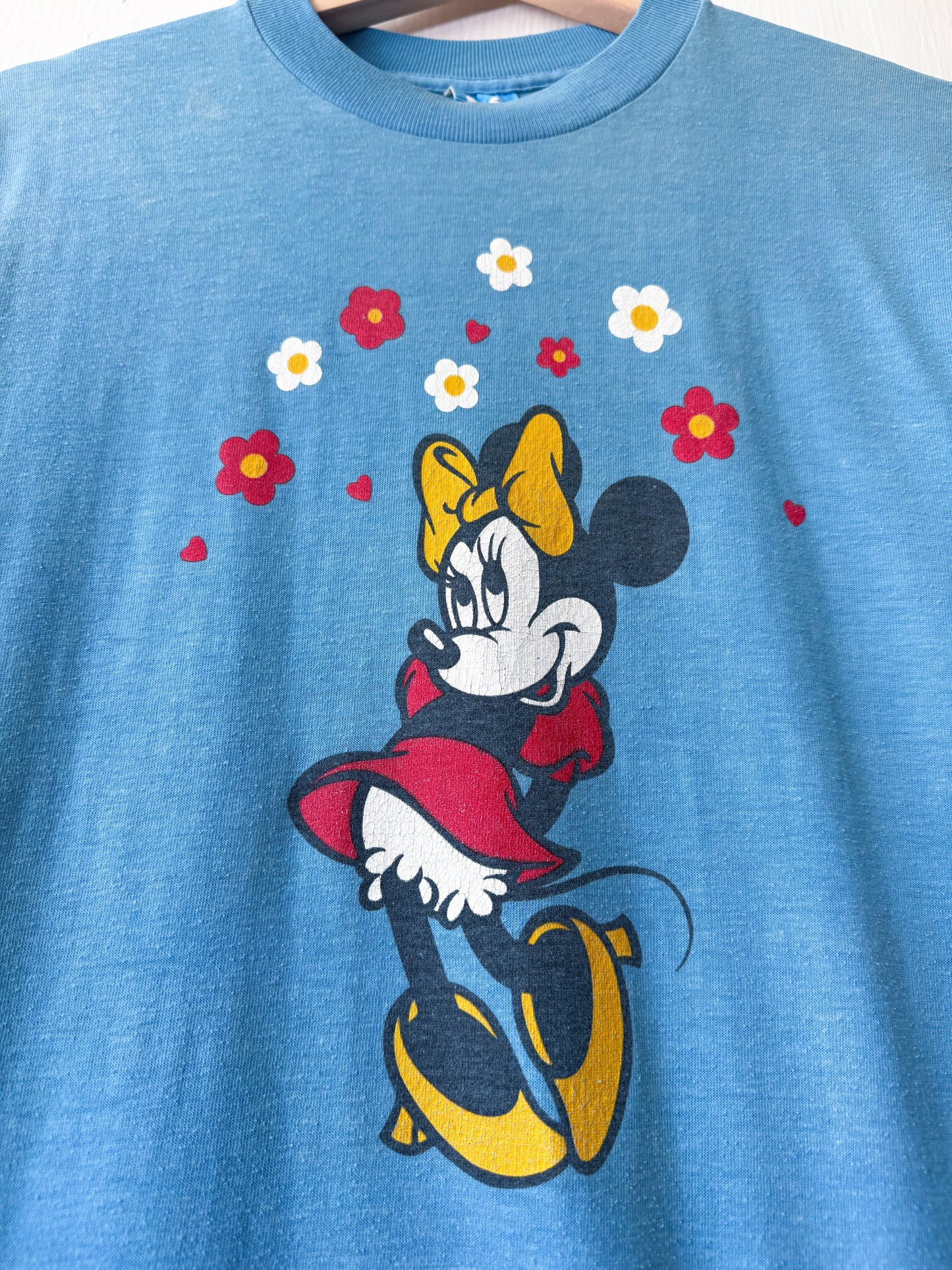 VINTAGE 80’s Single Stitch Minnie Daisies Tee - M