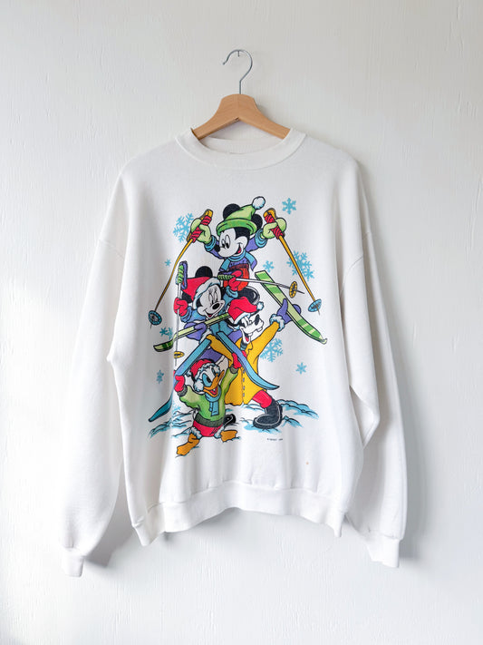 VINTAGE 90’s Disney Crew Skii Crewneck - XL