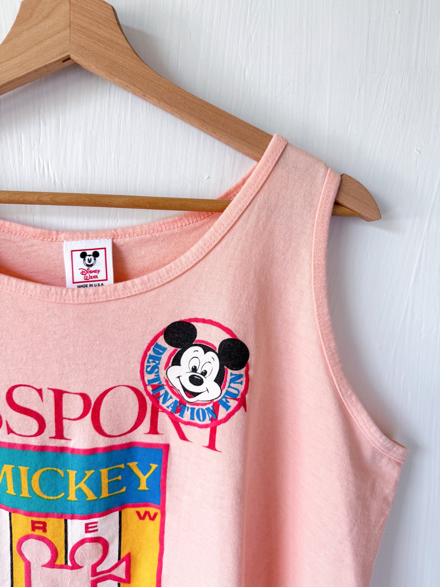 VINTAGE 80’s/90’s MGM Studios Passport Tank - XL