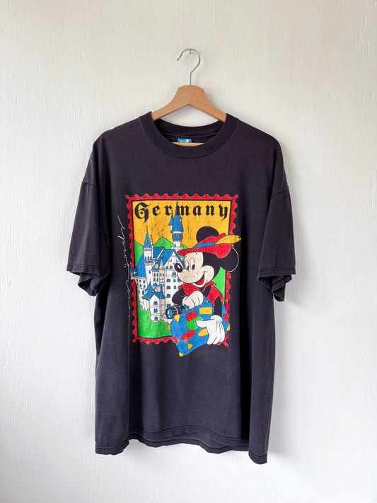 VINTAGE 80’s EPCOT Germany Stamp Tee - XL/2X